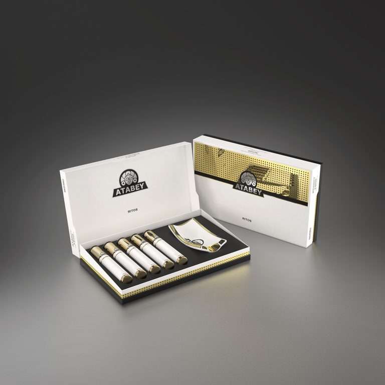 ATABEY RITOS GIFT SET WITH PORCELAIN ASHTRAY
