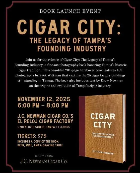 Cigar City Legacy & FSG Adventure: Two November Days Celebrating Tampa’s Timeless Tobacco Tradition
