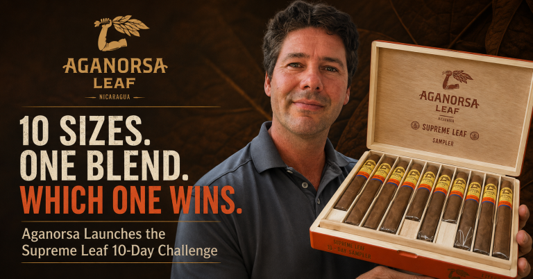 Aganorsa Invites Smokers to Take the Supreme Leaf 10-Day Challenge