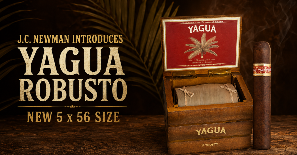 Yagua box, palm-wrapped bundle, cigar band, and wrapper while adding the studio background, lighting, typography, and platform-specific composition