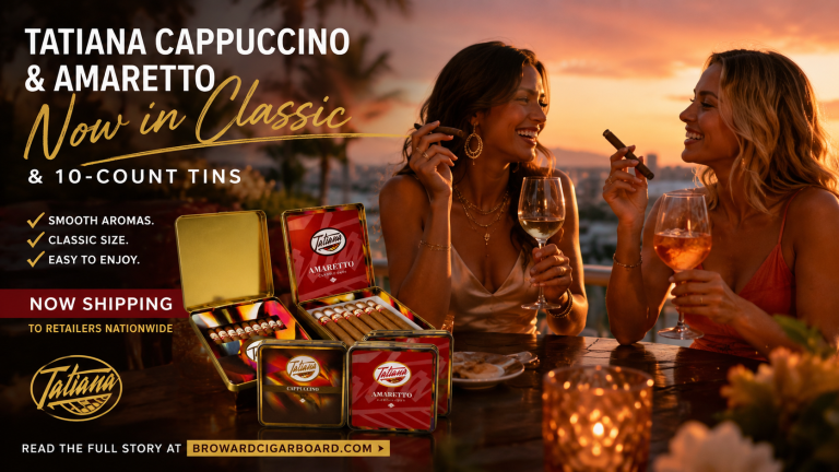 Tatiana Cappuccino and Amaretto Expand With New Classic Sizes and Tins