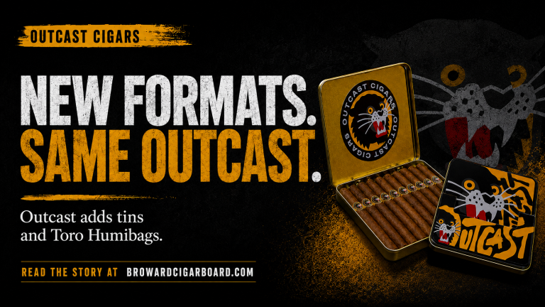 Outcast Tins and Toro Humibags Begin Shipping Nationwide