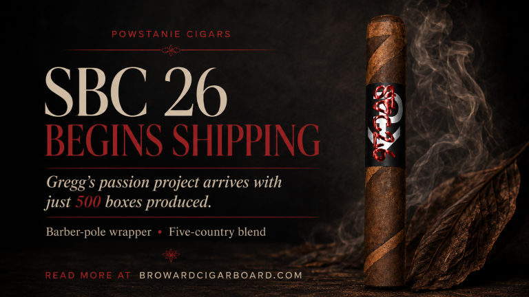 Powstanie SBC 26 Begins Shipping With Just 10,000 Cigars Produced
