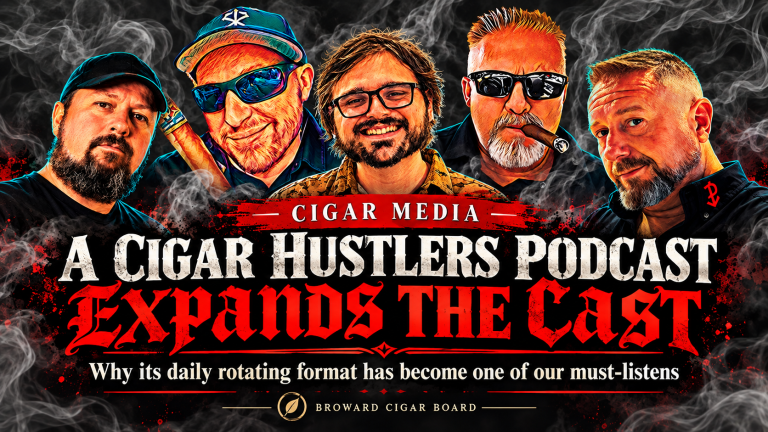 A Cigar Hustlers Podcast Expands Its Cast as Daily Format Finds Its Groove