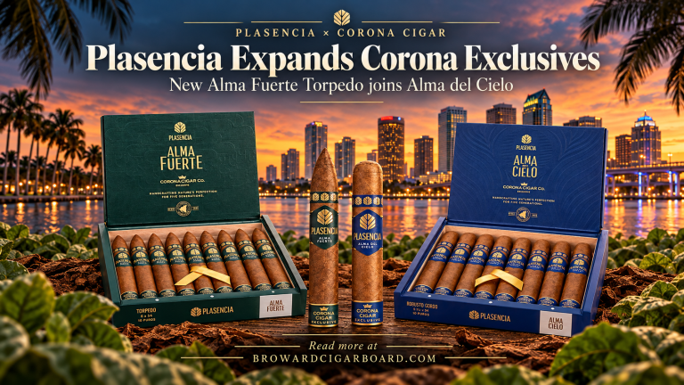 Plasencia Expands Corona Cigar Exclusives With New Alma Fuerte Torpedo