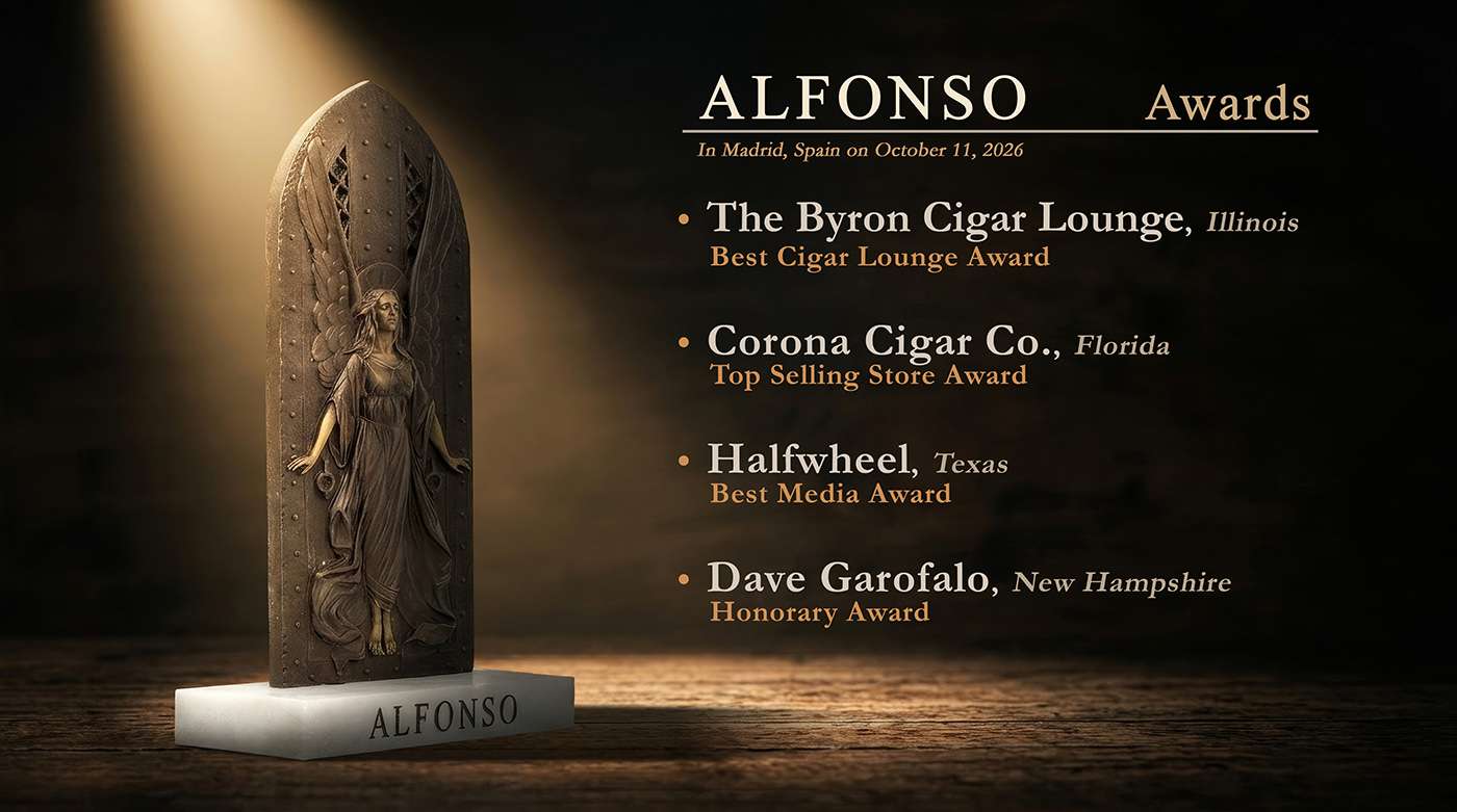 Alfonso Awards graphic naming the four 2026 honorees, including Dave Garofalo