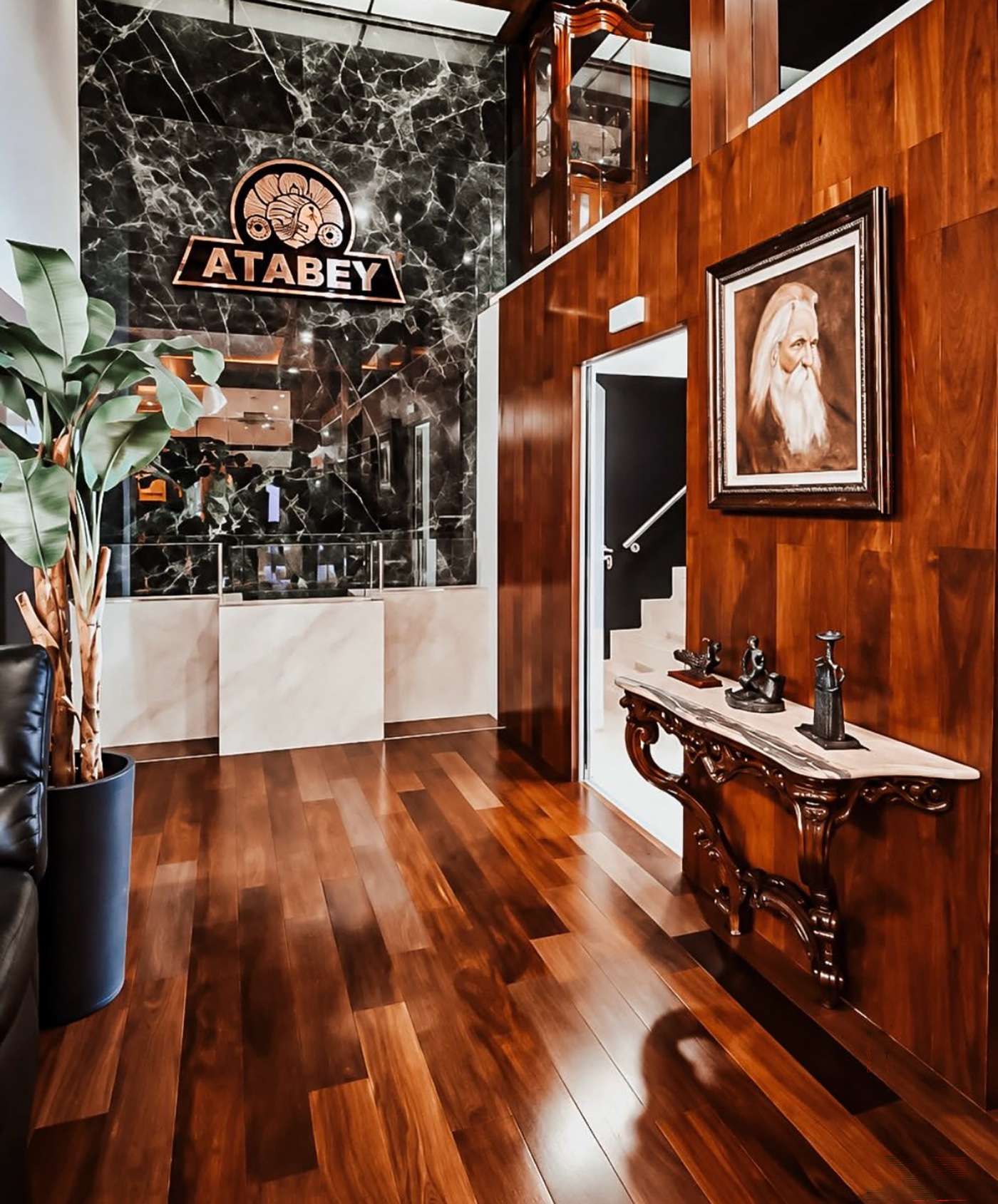 Atabey lounge interior at Selected Tobacco's Madrid headquarters