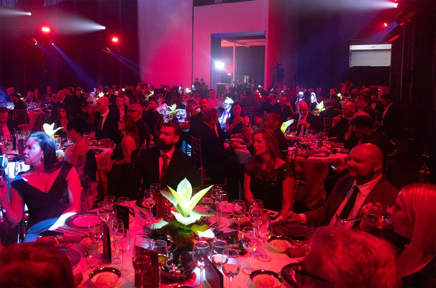 Guests gather at the Selected Tobacco opening gala in Madrid